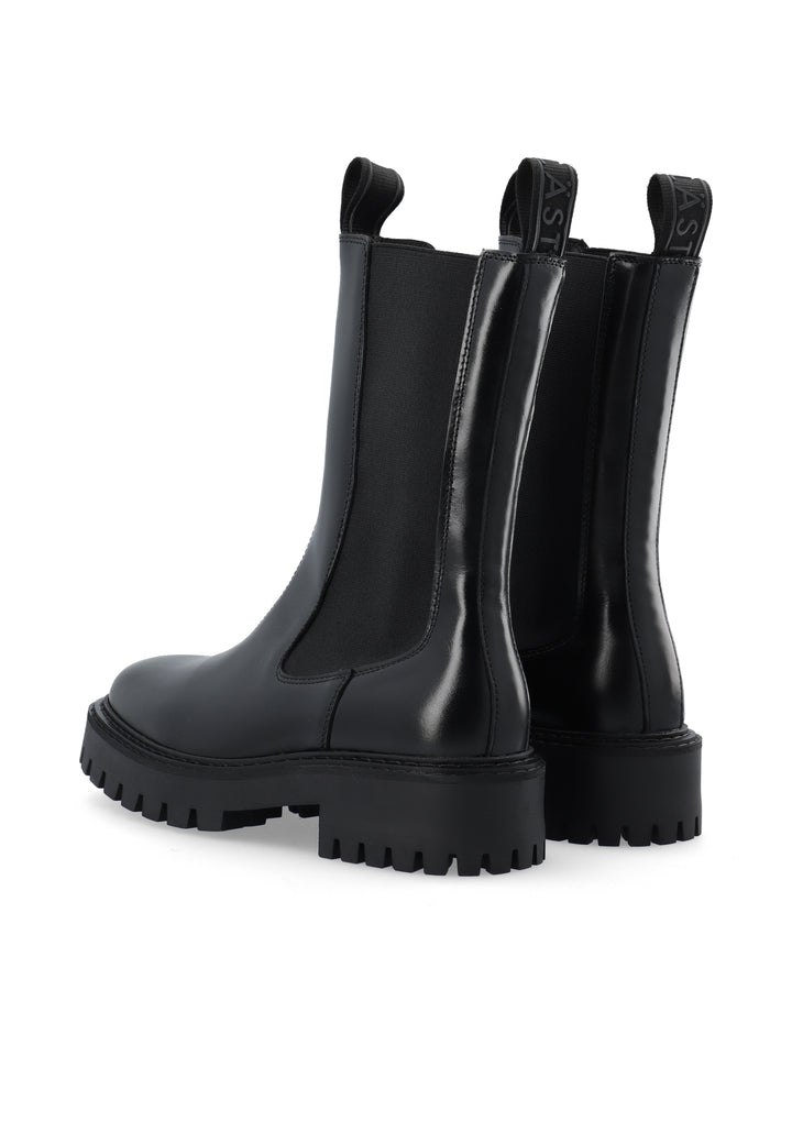 LÄST Stella - Leather - Black Ankle Boots Black