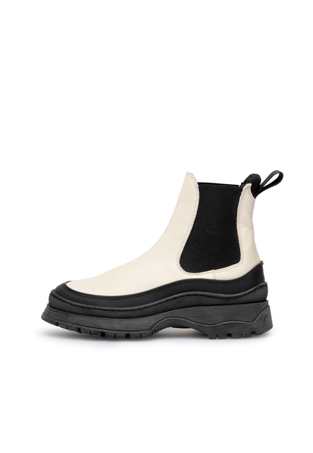 LÄST Trail - Leather/Rubber Foxing - Off White Ankle Boots Off White