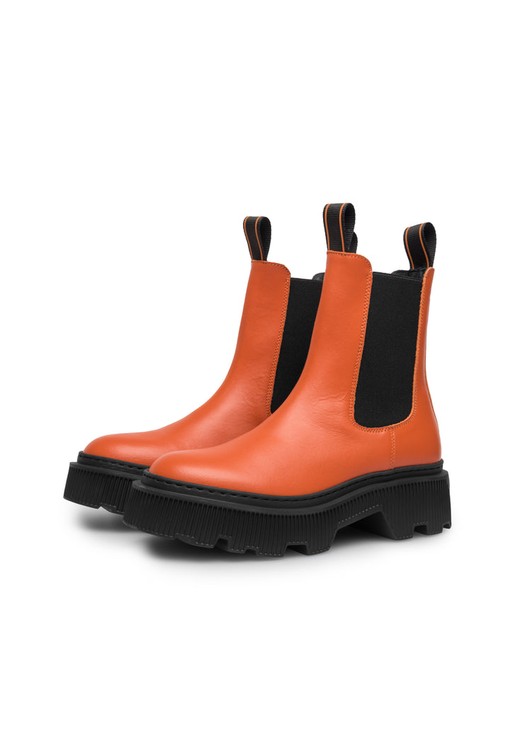 LÄST Trixy Chelsea Boot Ankle Boots Orange